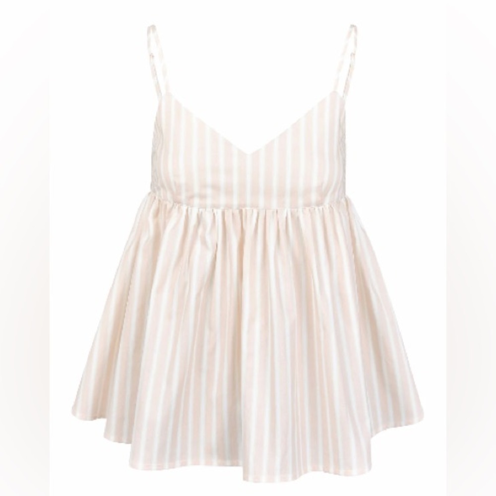 DREAM BABYDOLL CAMI - BLUSH STRIPE